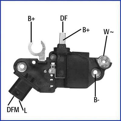 Hitachi 130595 - Регулятор напряжения, генератор parts5.com