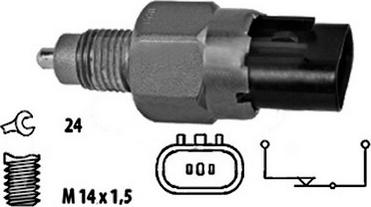 Hoffer 3600085 - Датчик, переключатель, фара заднего хода parts5.com