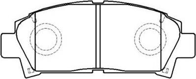 AISIN SN653P - Тормозные колодки, дисковые, комплект parts5.com