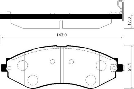 INTERBRAKE DP11116 - Тормозные колодки, дисковые, комплект parts5.com