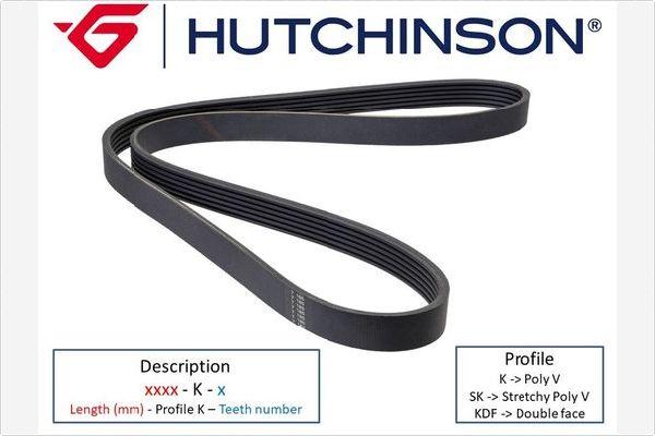 Hutchinson 1530 K 6 - V-Ribbed Belt parts5.com