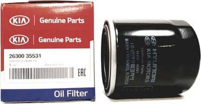 Hyundai 2630035531 - Filtro de aceite parts5.com