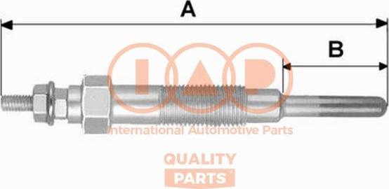 IAP QUALITY PARTS 810-07080P - Свеча накаливания parts5.com