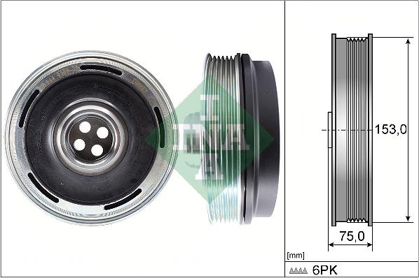 INA 544 0169 10 - Шкив коленчатого вала parts5.com