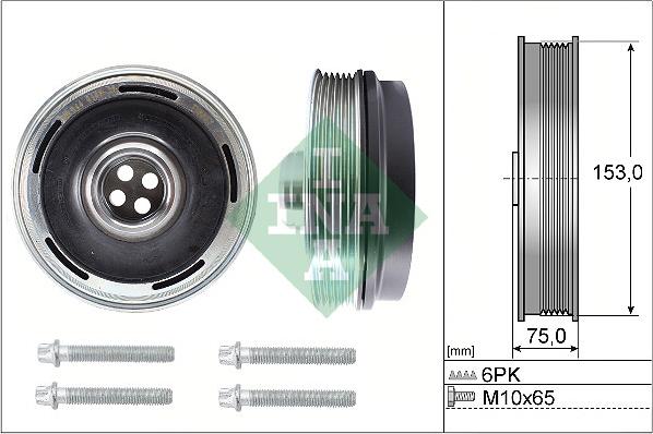 INA 544 0169 20 - Шкив коленчатого вала parts5.com