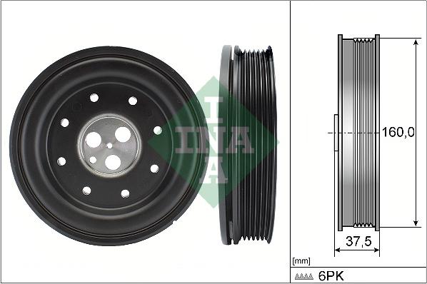 INA 544 0134 10 - Шкив коленчатого вала parts5.com