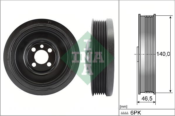 INA 544 0138 10 - Шкив коленчатого вала parts5.com