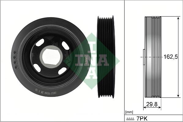 INA 544 0179 10 - Шкив коленчатого вала parts5.com