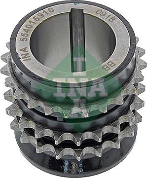 INA 554 0159 10 - Rueda dentada, cigüeñal parts5.com