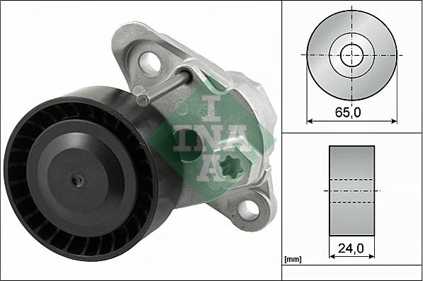 INA 534 0497 10 - Натяжитель, поликлиновый ремень parts5.com