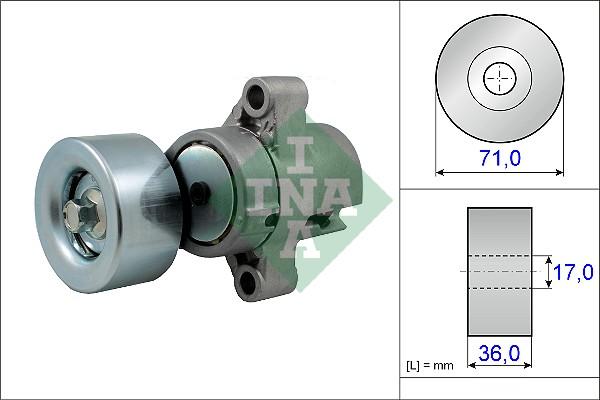 INA 534 0453 10 - Натяжитель, поликлиновый ремень parts5.com