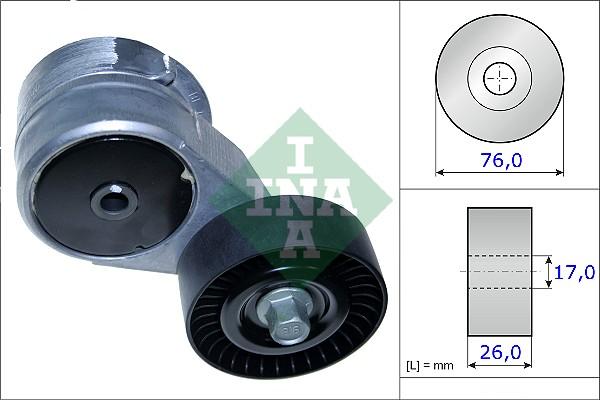 INA 534 0417 10 - Натяжитель, поликлиновый ремень parts5.com