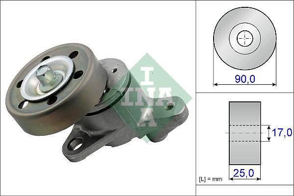 INA 534 0437 10 - Натяжитель, поликлиновый ремень parts5.com