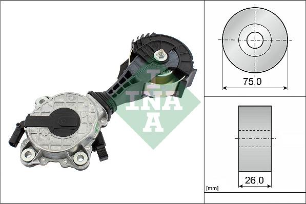 INA 534 0425 10 - Натяжитель, поликлиновый ремень parts5.com