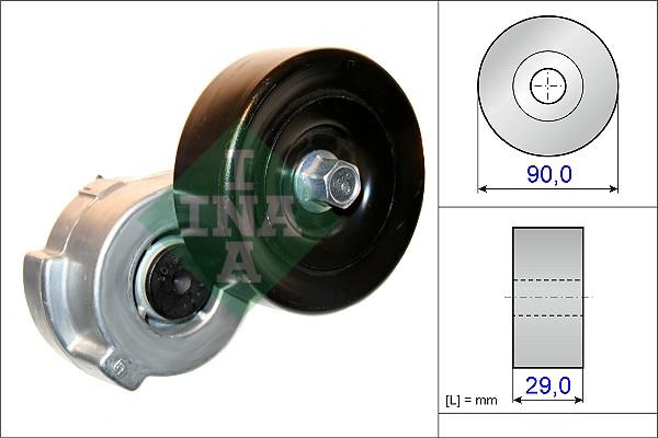 INA 534 0421 10 - Натяжитель, поликлиновый ремень parts5.com