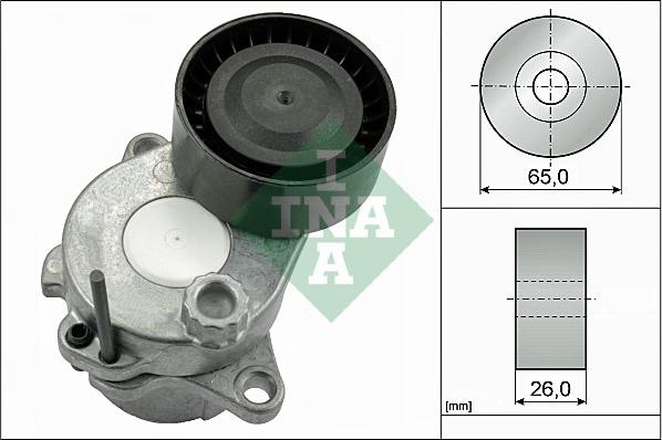 INA 534 0592 10 - Натяжитель, поликлиновый ремень parts5.com