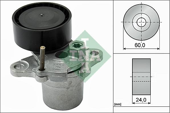 INA 534 0510 10 - Натяжитель, поликлиновый ремень parts5.com