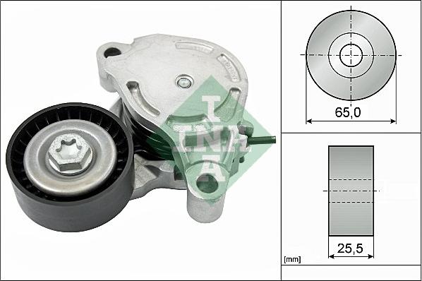 INA 534 0571 10 - Belt Tensioner, v-ribbed belt parts5.com