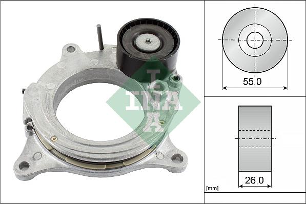 INA 534 0692 10 - Натяжитель, поликлиновый ремень parts5.com