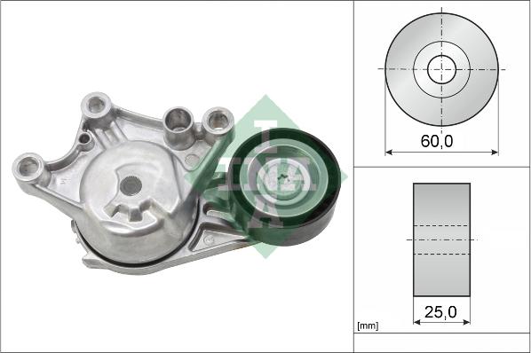 INA 534 0654 10 - Натяжитель, поликлиновый ремень parts5.com