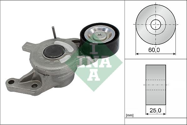 INA 534 0657 10 - Натяжитель, поликлиновый ремень parts5.com