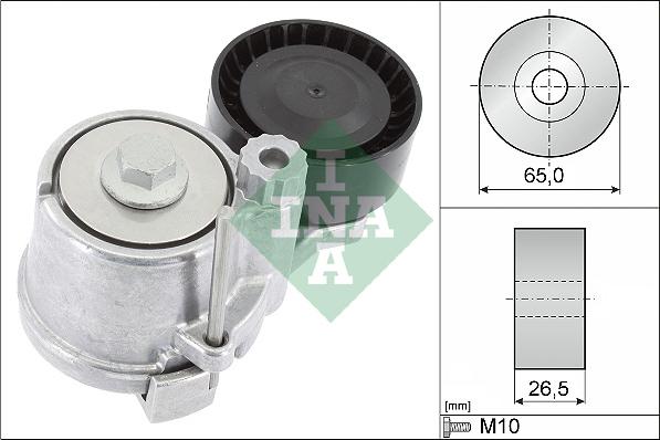 INA 534 0661 10 - Натяжитель, поликлиновый ремень parts5.com