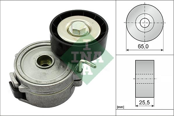 INA 534 0068 10 - Натяжитель, поликлиновый ремень parts5.com