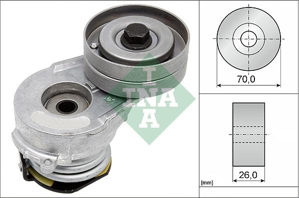 INA 534 0082 30 - Натяжитель, поликлиновый ремень parts5.com