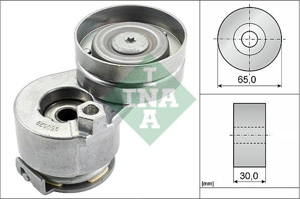 INA 534 0027 10 - Натяжитель, поликлиновый ремень parts5.com