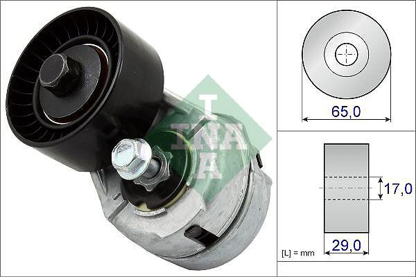 INA 534 0109 20 - Tensor de correa, correa poli V parts5.com