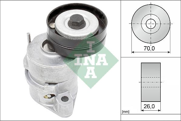 INA 534 0102 30 - Натяжитель, поликлиновый ремень parts5.com