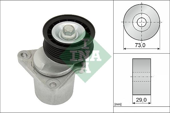 INA 534 0128 20 - Натяжитель, поликлиновый ремень parts5.com