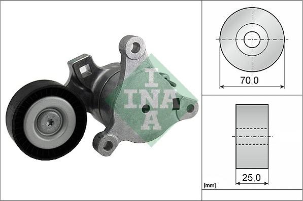 INA 534 0362 10 - Натяжитель, поликлиновый ремень parts5.com