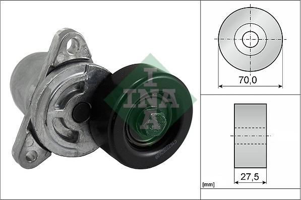 INA 534 0306 10 - Tensor de correa, correa poli V parts5.com