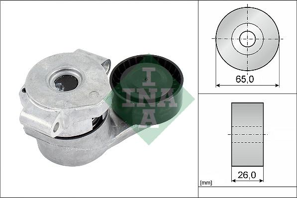 INA 534 0308 10 - Tensor de correa, correa poli V parts5.com