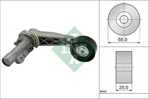 INA 534 0318 10 - Натяжитель, поликлиновый ремень parts5.com