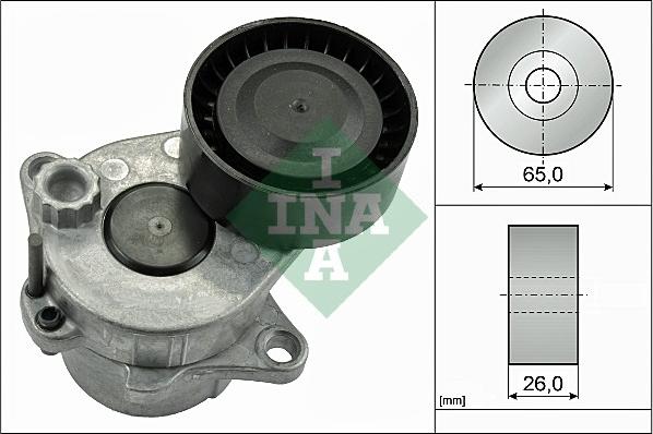 INA 534 0337 10 - Belt Tensioner, v-ribbed belt parts5.com