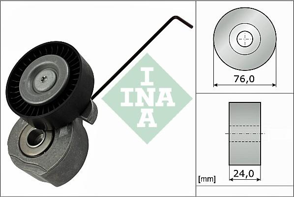 INA 534 0324 10 - Натяжитель, поликлиновый ремень parts5.com