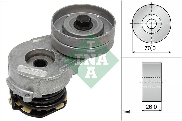 INA 534 0321 10 - Натяжитель, поликлиновый ремень parts5.com