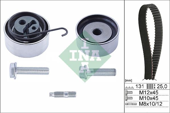 INA 530 0494 10 - Комплект ремня ГРМ parts5.com