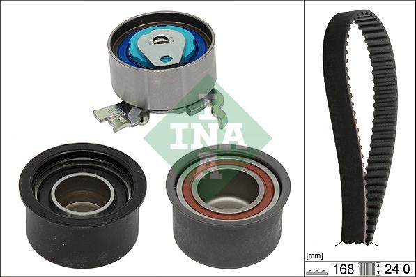 INA 530 0444 10 - Комплект ремня ГРМ parts5.com