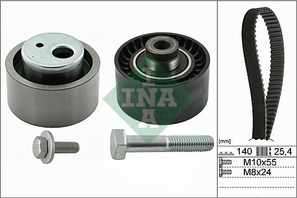 INA 530 0440 10 - Комплект ремня ГРМ parts5.com