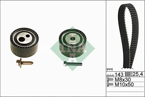 INA 530 0447 10 - Комплект ремня ГРМ parts5.com