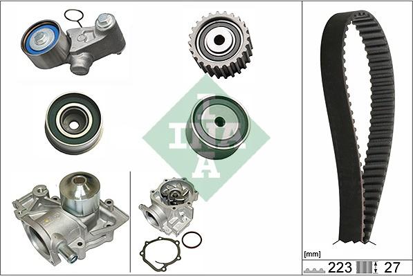 INA 530 0426 30 - Водяной насос + комплект зубчатого ремня parts5.com