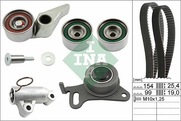 INA 530 0594 10 - Комплект ремня ГРМ parts5.com