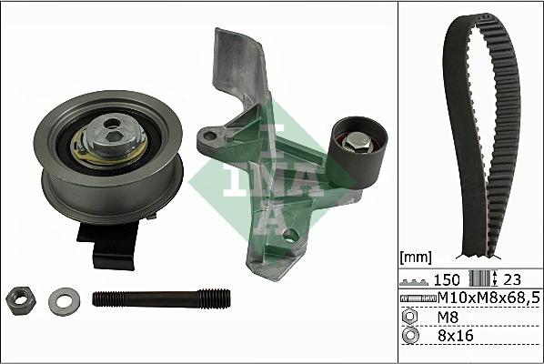 INA 530 0546 10 - Комплект ремня ГРМ parts5.com