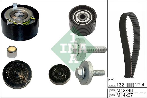 INA 530 0639 10 - Комплект ремня ГРМ parts5.com