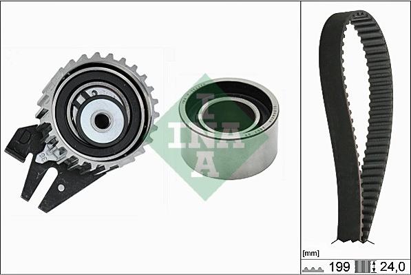 INA 530 0625 10 - Комплект ремня ГРМ parts5.com