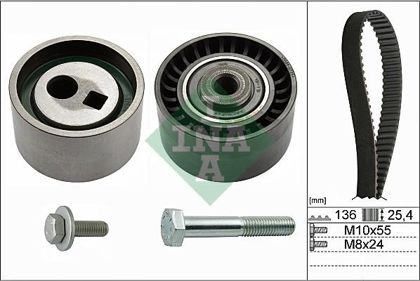 INA 530 0095 10 - Комплект ремня ГРМ parts5.com