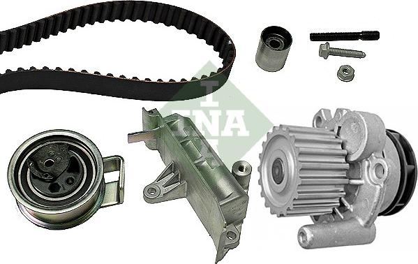 INA 530 0090 30 - Водяной насос + комплект зубчатого ремня parts5.com